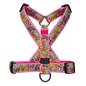 Roze band fuchsia voering