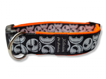 Gevoerde halsband skellington