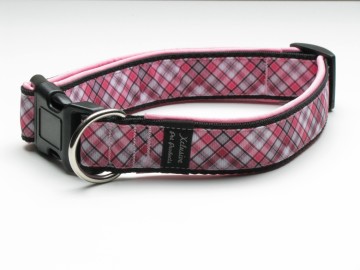 Halsband pink square