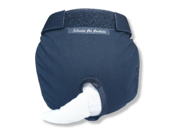 Loopsheidbroekje black cotton