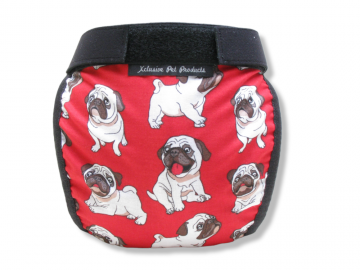 Loopsheidbroekje fb pugs red