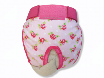 Loopsheidbroekje pink rose 0