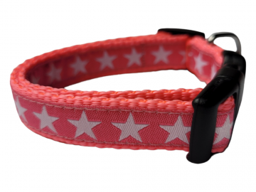 Neon roze puppybandje deluxe