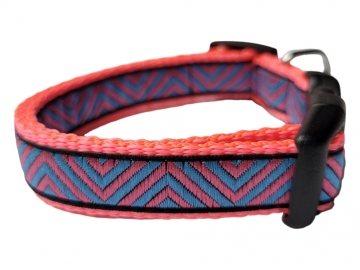 Neon roze puppybandje deluxe