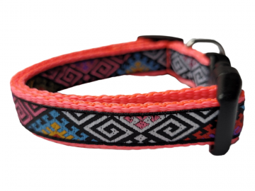 Neon roze puppybandje deluxe