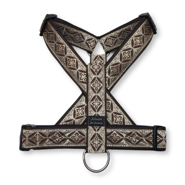 Bruin band zwarte voering