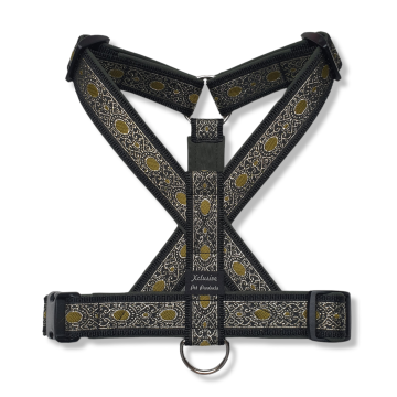 Zwart band jachtgroen voering