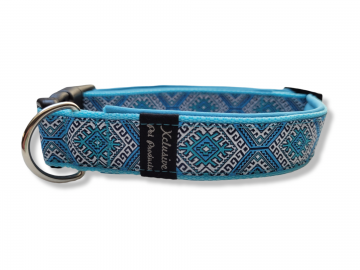 Sky blauw band aqua blauw voering