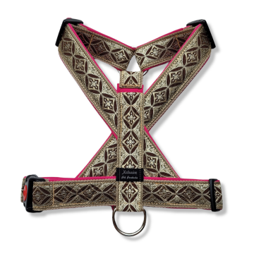 Camel band fuchsia voering