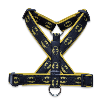 Zwart band oker gele voering