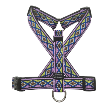 Lila band zwarte voering