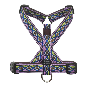 Lila band bruine voering