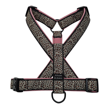 Zwart band oudroze voering