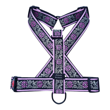 Roze band zwarte voering