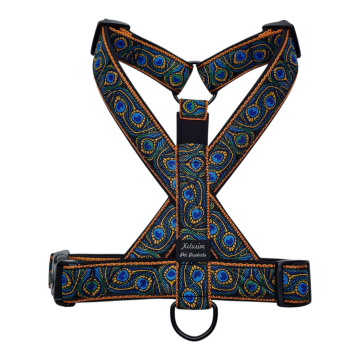 Roestbruin band zwarte voering