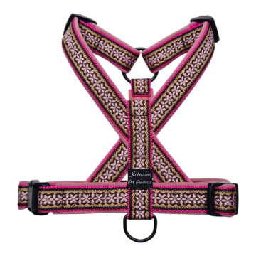 Fuchsia band oudroze voering