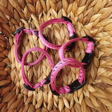 Surprise puppybandjes fuchsia